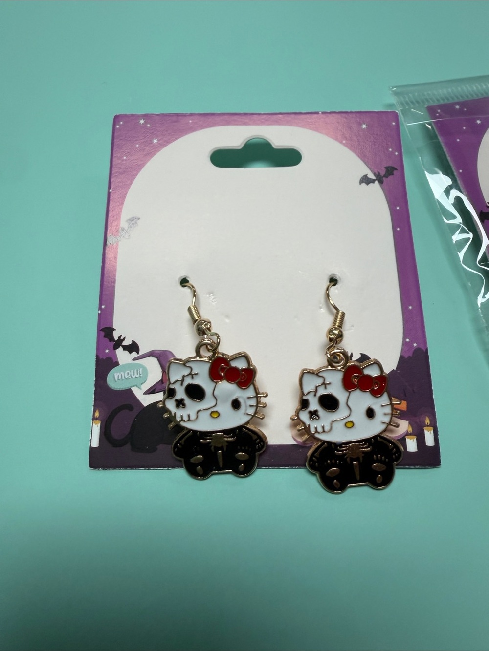Hello Kitty Skull Earrings